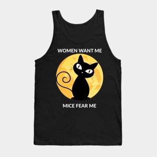 Women Want Me Mice Fear Me Tank Top